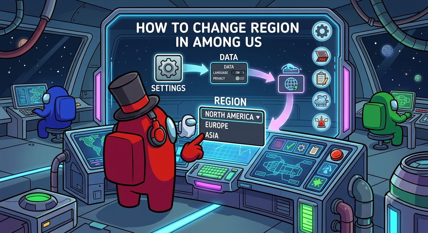 How to Change Region in Among Us
