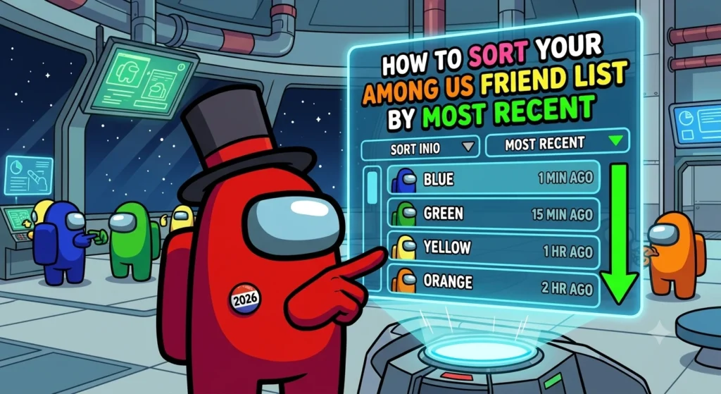 How to Sort Your Among Us Friend List by Most Recent (2026 Guide)
