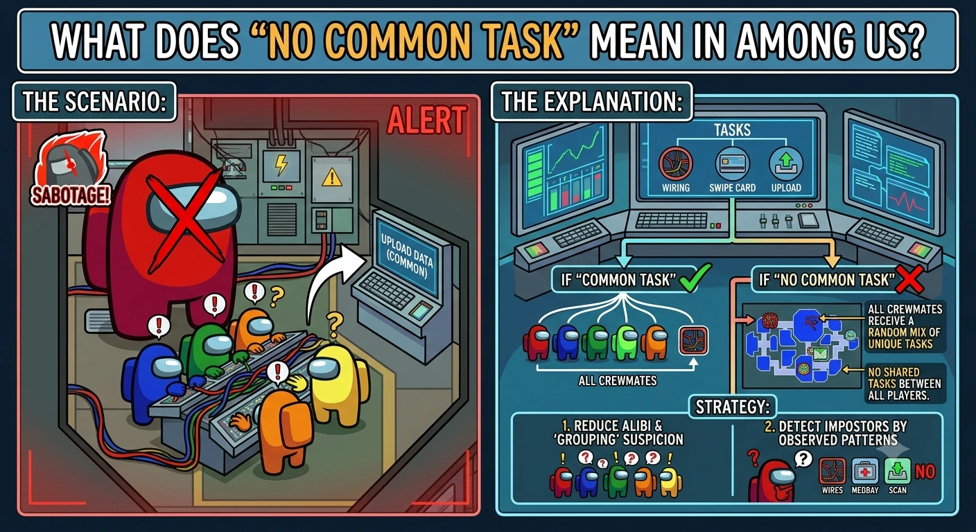 What Does No Common Task Mean in Among Us
